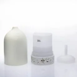 Ellia Pure Aroma Diffuser Ceramic & Terazzo White -Deals Bedding Store BP643641 nc 3