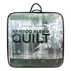 Odyssey Living 300 GSM Bamboo Quilt White