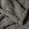 Soren Teddy Fleece Extra Large Throw Charcoal 160 X 210 Cm 1 Soren Teddy Fleece Extra Large Throw Charcoal 160 X 210 Cm -Deals Bedding Store BP647154002 charcoal 2
