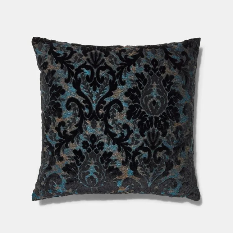 Elysian Velvet Scroll Cushion Mocha 50 X 50 Cm 4 Elysian Velvet Scroll Cushion Mocha 50 X 50 Cm - Image 2