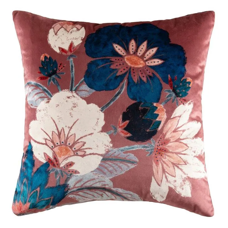 Kas Imani Cushion Multicoloured Floral 50 X 50 Cm 4 Kas Imani Cushion Multicoloured Floral 50 X 50 Cm - Image 2