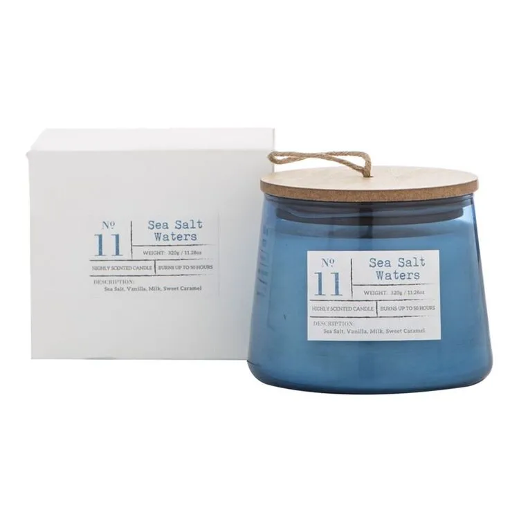 Amalfi Sea Salt Water Scented Candle Jar 3 Amalfi Sea Salt Water Scented Candle Jar