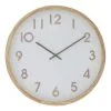 Amalfi Leonard Wall Clock Natural/White 41.5x41.5x5.5cm
