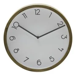 Amalfi Breen Wall Clock White