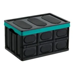 Seymours Collapse-A Storage Crate 46L Teal
