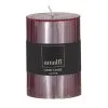 Amalfi Ribbed Unscented Pillar Candle Burgandy -Deals Bedding Store SP 625786