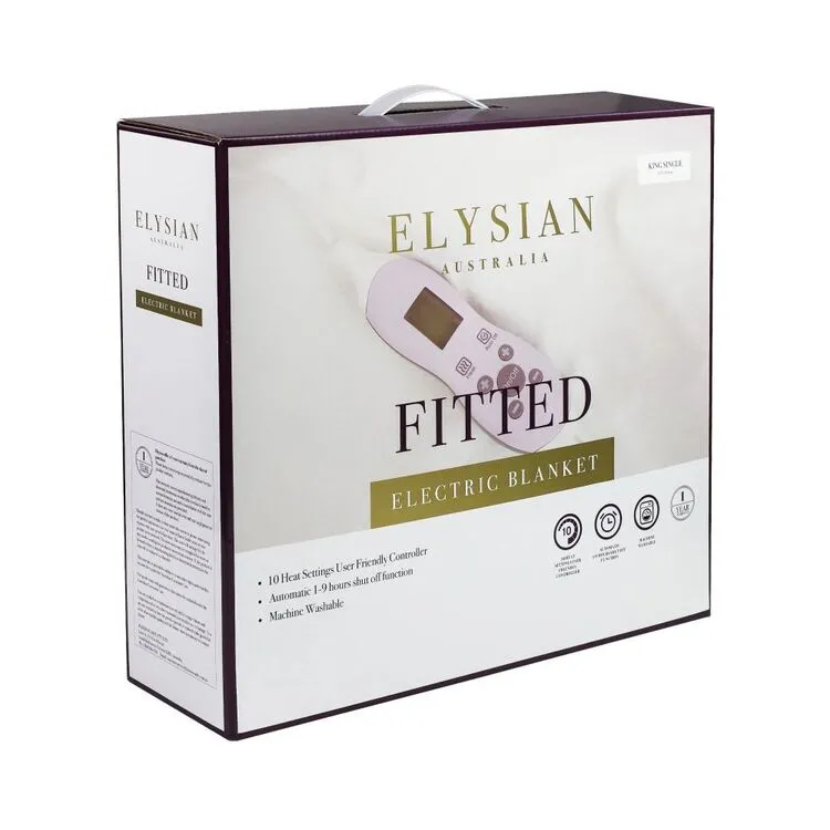 Elysian Fitted Electric Blanket With 9 Settings King Single Bed FKELB13-KS 7 Elysian Fitted Electric Blanket With 9 Settings King Single Bed FKELB13-KS - Image 5