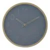 Emporium Hildie Wall Clock 30.5x4.1x30.5cm Blue/Natural 1 Emporium Hildie Wall Clock 30.5x4.1x30.5cm Blue/Natural -Deals Bedding Store SP 632433