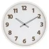 Amalfi Charlie Wall Clock White, Natural & Black 41.5 X 5 X 41.5 Cm -Deals Bedding Store SP 632444