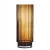 Amalfi Zaira Vase 14x14x35cm Amber