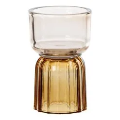 Amalfi Palais Candle Holder 10.5 X 16.5 Cm Orange