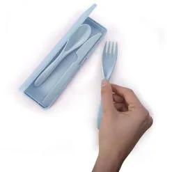 IS Gifts Wheat Straw Cutlery Set 3 Assorted Colours Set Of 1 8 IS Gifts Wheat Straw Cutlery Set 3 Assorted Colours Set Of 1 -Deals Bedding Store SP 636833 2