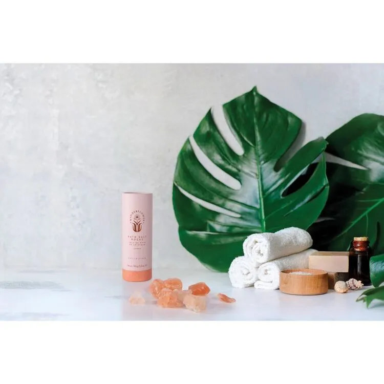 Wanderflower Bath Salt Rocks Amber 3 Wanderflower Bath Salt Rocks Amber