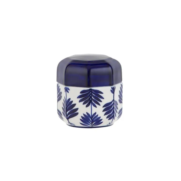 Society Home Imperial Trinket Box Blue & White 10 X 10 X 9.5 Cm 3 Society Home Imperial Trinket Box Blue & White 10 X 10 X 9.5 Cm