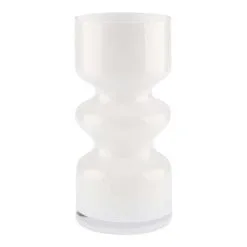 Linen House 25cm Vase Leon White