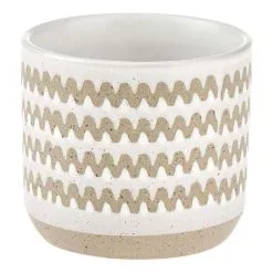 Linen House 11cm Planter Pot Dawn White