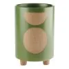 Linen House 20cm Planter Pot Elm Green -Deals Bedding Store SP 638426