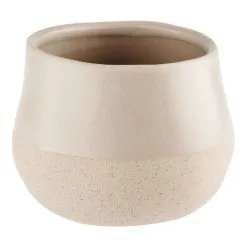 Linen House 16cm Planter Pot Nakia Shell
