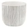 Linen House 19cm Planter Pot Taupin White 1 Linen House 19cm Planter Pot Taupin White -Deals Bedding Store SP 638460