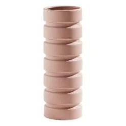 Kas Mima Vase Blush 12.5 X 12.5 X 32.5 Cm