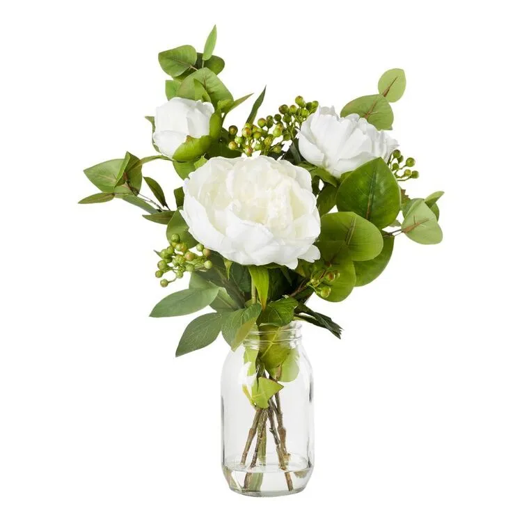 Rogue Peony Garden Mix Jar 35 X 35 X 45 Cm 3 Rogue Peony Garden Mix Jar 35 X 35 X 45 Cm